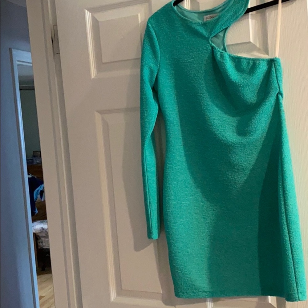 Bcbgeneration Size Small One Shoulder Mini Dress - image 1